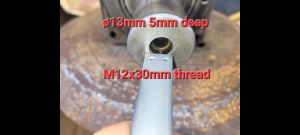 Hole with M12 thread for 4.14